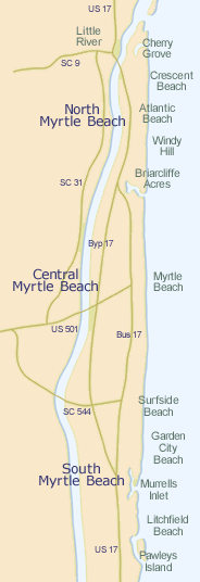 South Carolina's Grand Strand including Surfside Beach